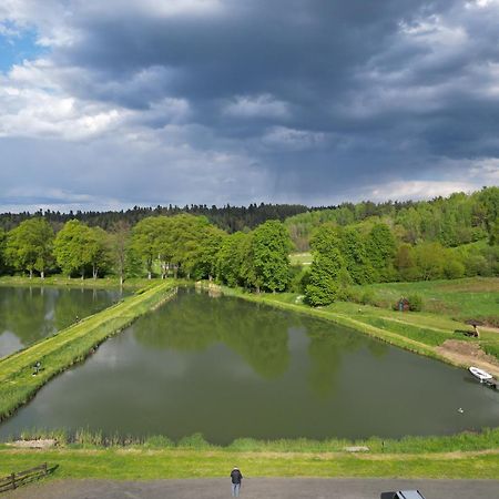 Domki Wedkarskie Nad Stawami Pirania Villa Zagorz Екстериор снимка