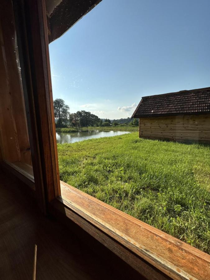 Domki Wedkarskie Nad Stawami Pirania Villa Zagorz Екстериор снимка